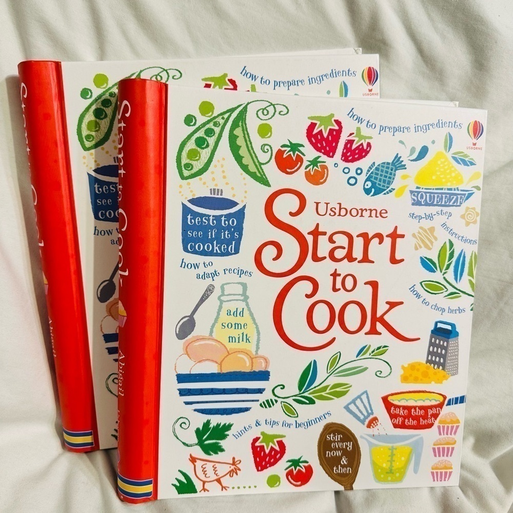 Brand NEW Usborne Start to Cook (2017, Spiral) Kids Cookbook